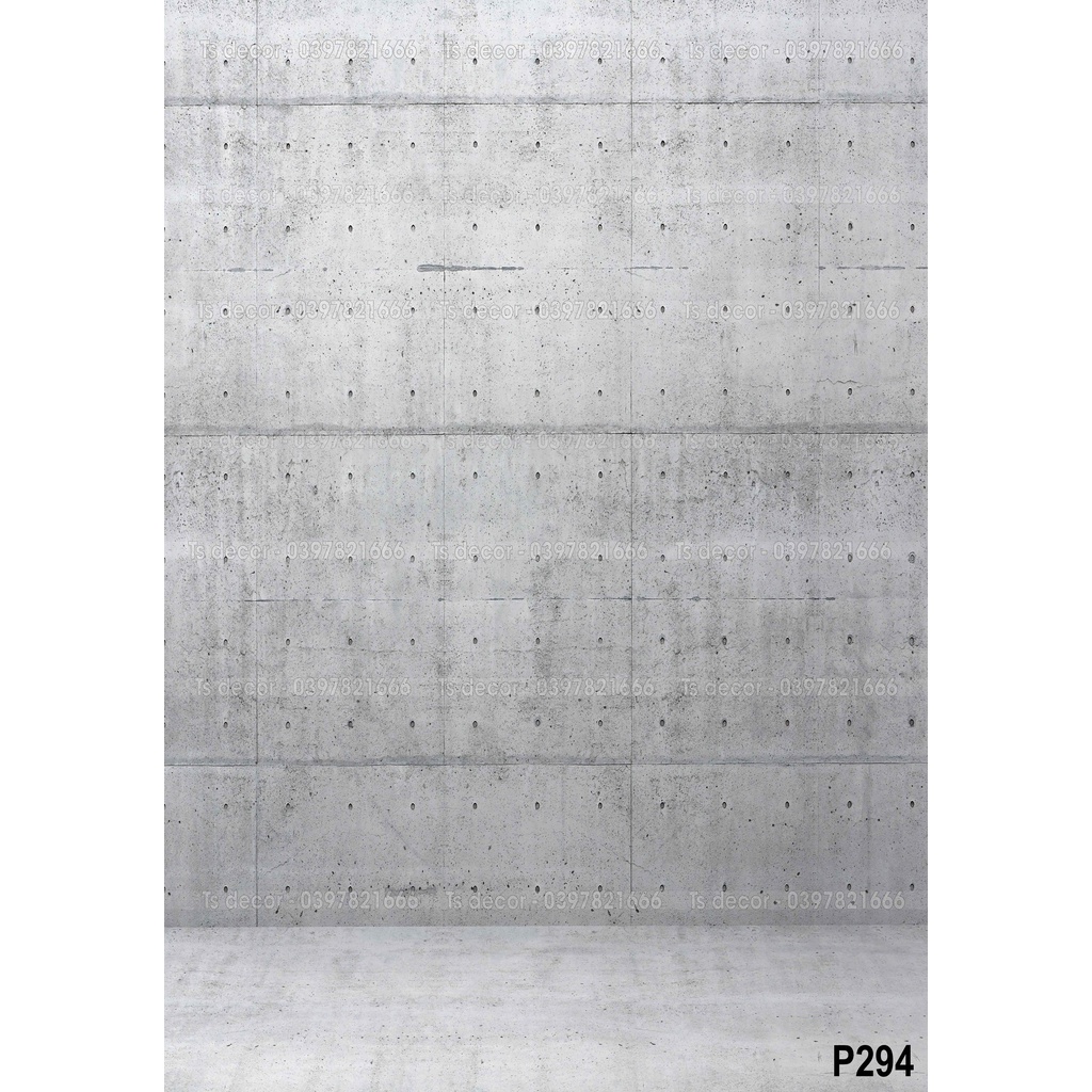 Phông chụp ảnh màu xám màu xi măng 3D 5D