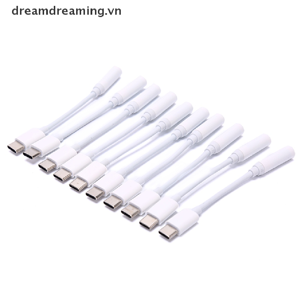 Đầu Chuyển Đổi Từ Cổng Type-C Sang Cổng 3.5mm Và Cổng 3.5mm