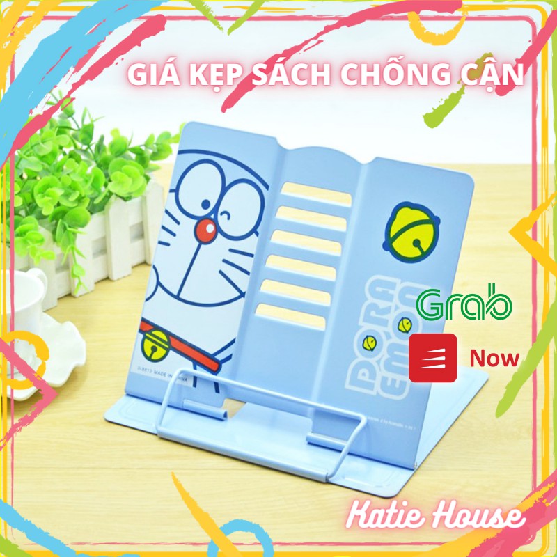 Giá Đỡ Kẹp Sách Để Bàn Chống Cận Chống Gù Cho Bé Katie House, Màu Sắc Tươi Sáng, Kim Loại Chắc Chắn