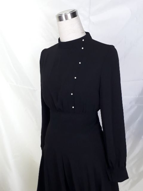 Đầm thiết kế tay bồng eo cao dáng xoè m02 | BigBuy360 - bigbuy360.vn