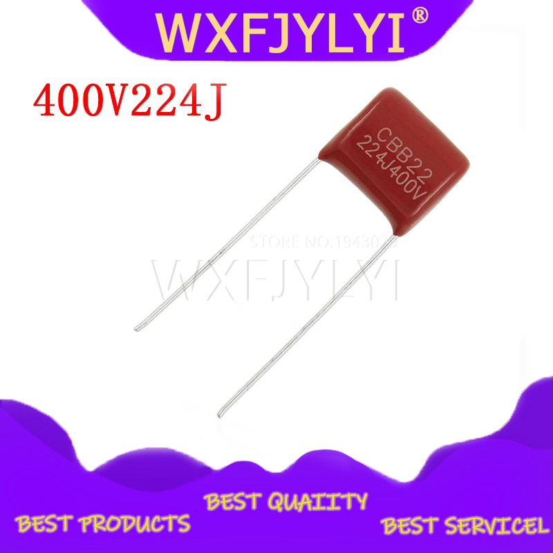 Set 20 Tụ Điện 400V224J 400V 0.22UF 220NF 400V 224J 224 CBB P10