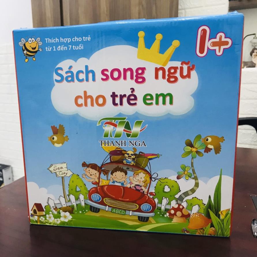 (Bản nâng cấp I+) Sách nói song ngữ trẻ em Thanh Nga, Sách quý điện tử song ngữ Anh – Việt cho bé