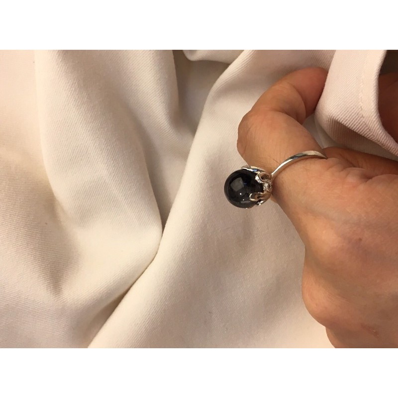 Nhẫn đá bằng bạc