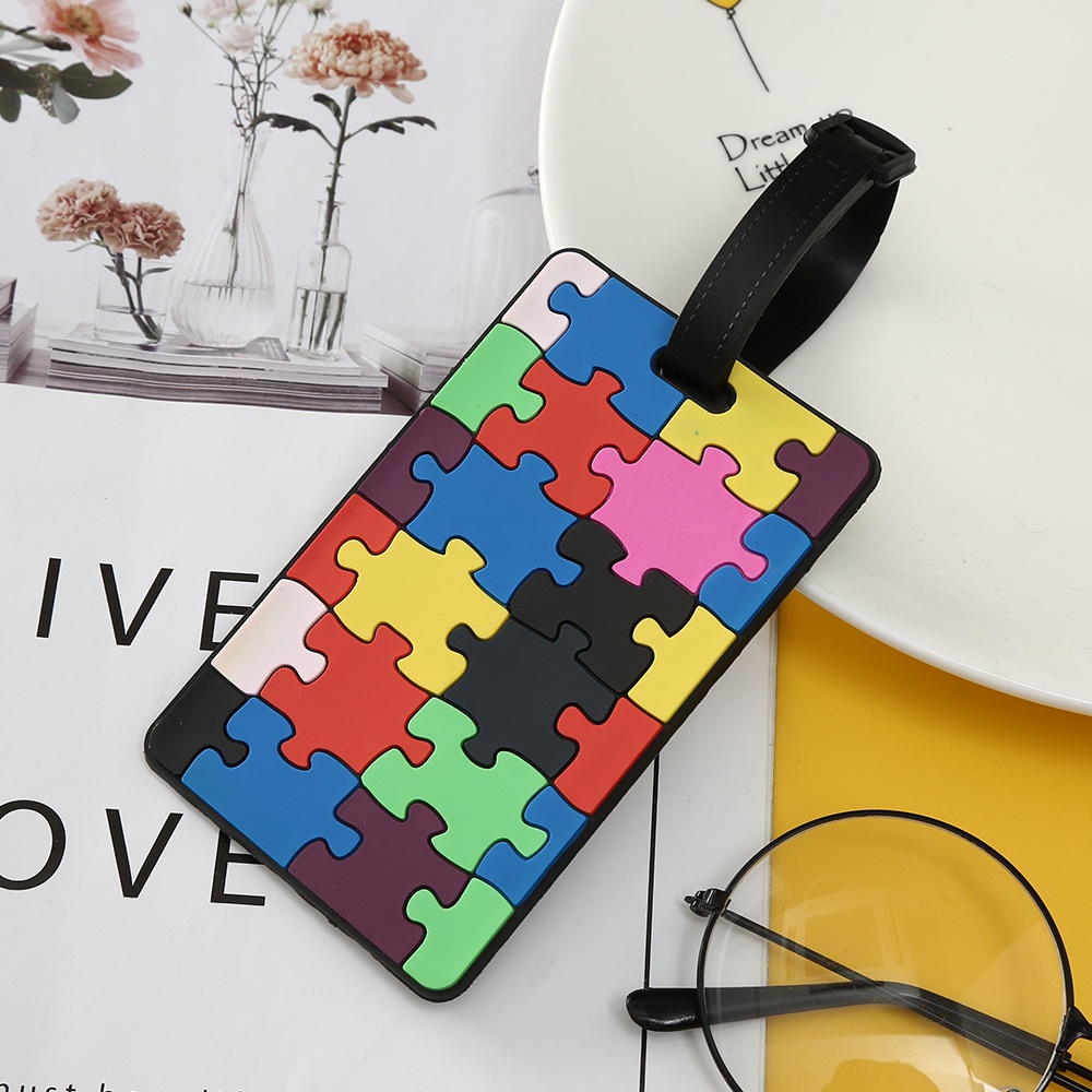 Bảng Tên Nametag Dành Cho Vali Thẻ Hành Lý Họa Tiết Chống Thất Lạc