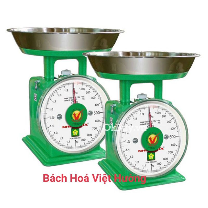 Cân Đồng Hồ lò xò Nhơn Hoà 2kg, 5kg Chính Hãng, - Bách Hóa Việt Hường