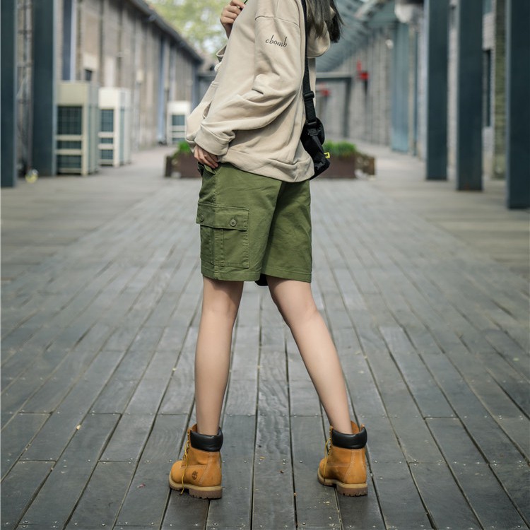Quần Short Lưng Cao Dáng Rộng Phong Cách Nhật Bản Thời Trang Mùa Hè Mới 2021 Cho Nữ | BigBuy360 - bigbuy360.vn
