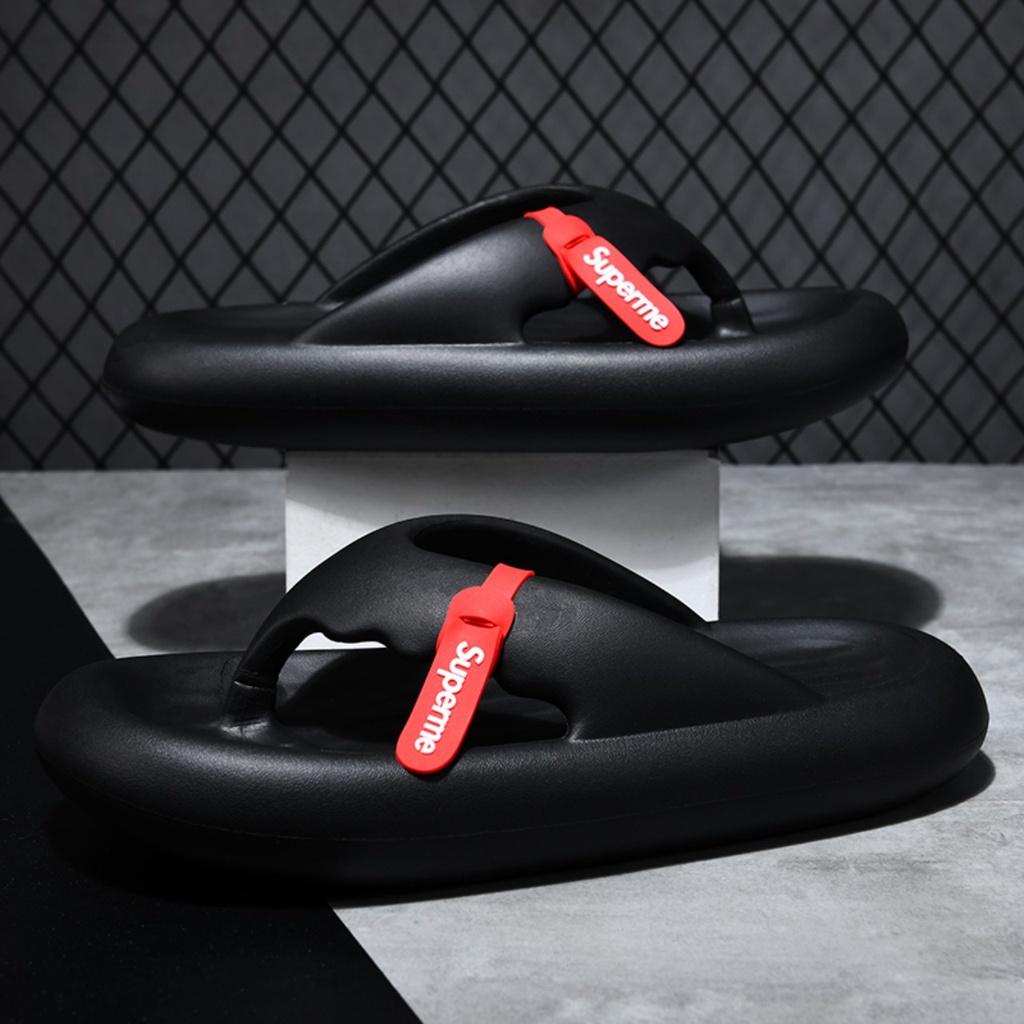 Dép kẹp cao su dạng bánh mì siêu nhẹ hot trend 2022 cho nữ tặng kèm hình gắn quai siêu đẹp