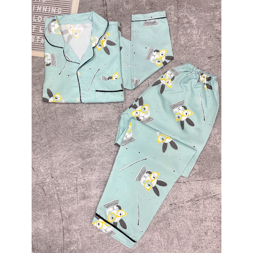 Đồ bộ Pijama 💖Freeship 💖 vải kate Thái họa tiết siêu cute