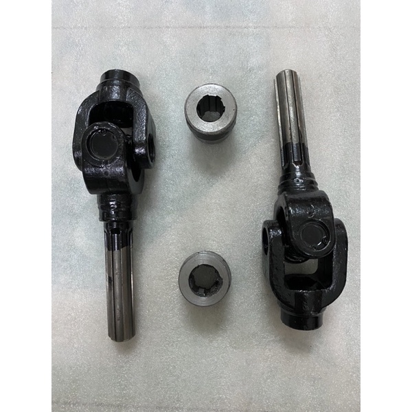 Cặp Khớp các đăng đuôi chuột và 2 then trượt dùng chế xe 3-4 bánh(đầu lỗ 19mm,đầu đuôi chuột 6 răng 19mm,hoặc gọi 20mm)