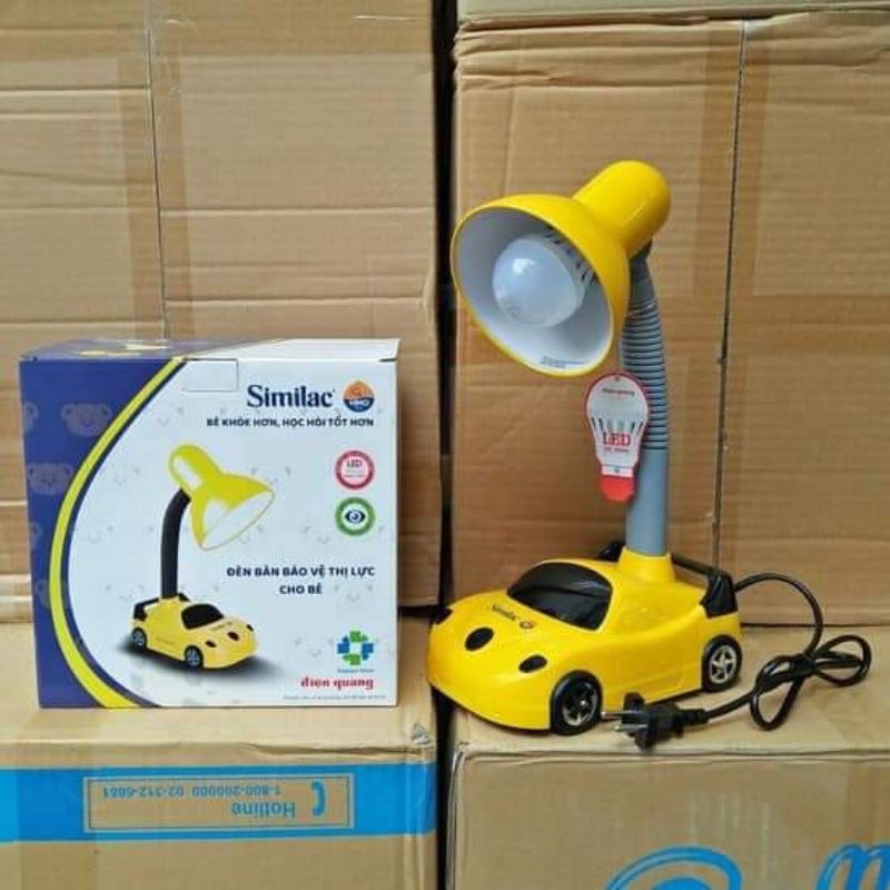 Đèn Học Điện Quang Chống Cận Hình Xe Cho Bé - Sữa Similac Tặng