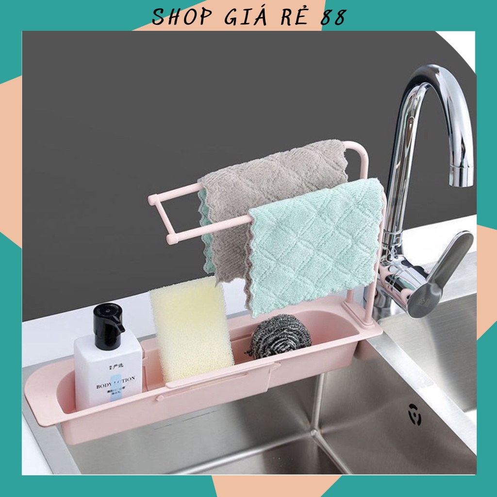 * 𝗖𝗛𝗨𝗔̂̉𝗡 𝗟𝗢𝗔̣𝗜 𝟭*Giá Để Giẻ Rửa Bát - Khay Để Đồ Rửa Chén Bát 88204 Shop Giá Sỉ 88