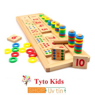 Đồ Chơi Cho Bé | Đồ chơi giáo dục bảng số Montessori cho bé | | Biabibo VNN