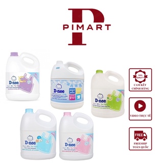 [CHÍNH HÃNG DNEE] Nước giặt Dnee Thái Lan hàng nội địa can to 3000ml