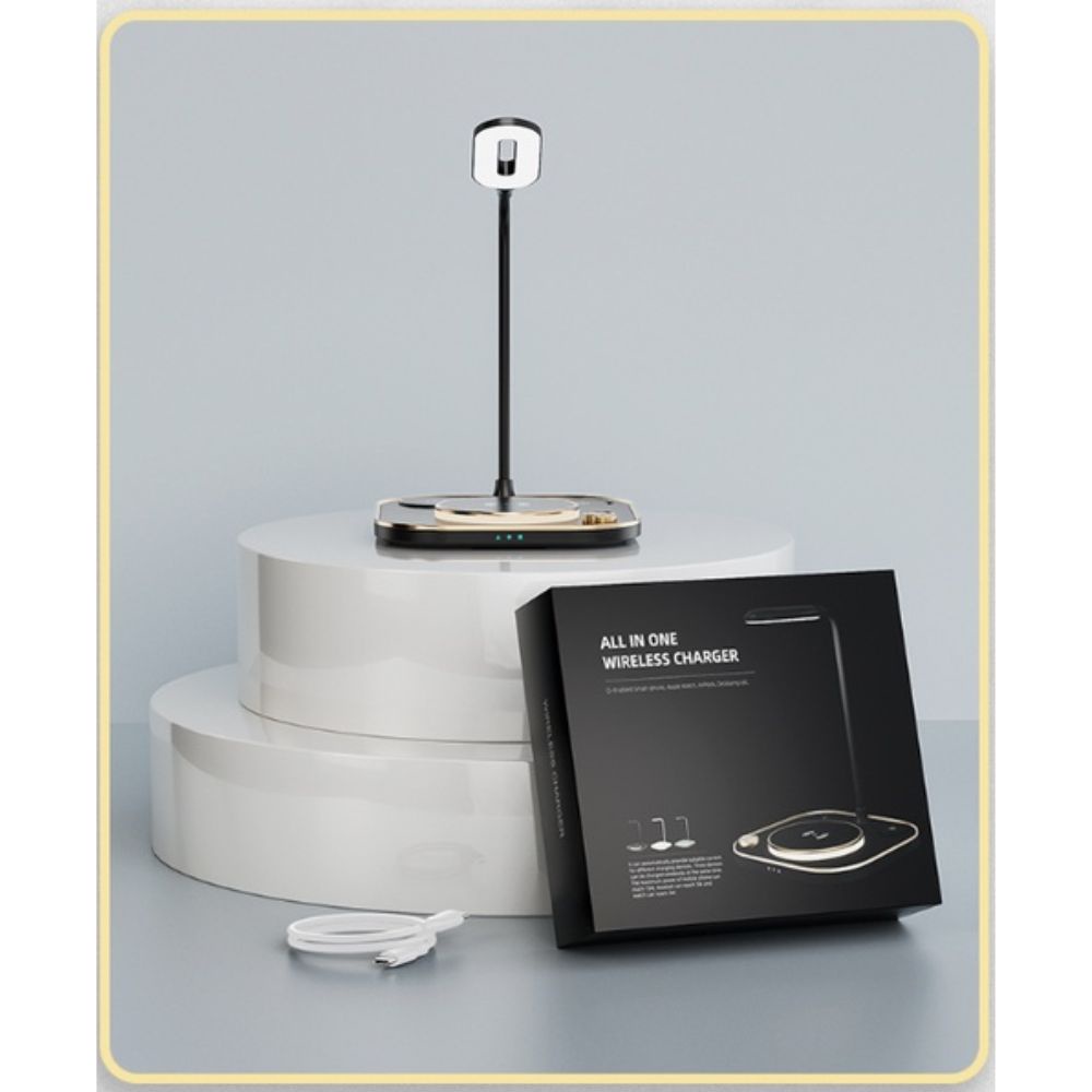 Đèn ngủ kiêm sạc không dây điện thoại đa năng Lamp X3 màu trắng cao cấp sang trọng , bảo hành 12 tháng