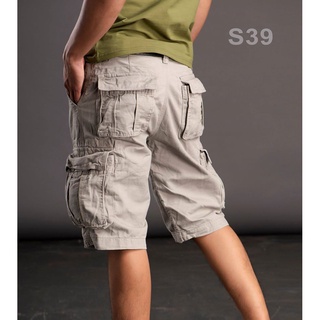 ☬✠₪Quần short kaki túi hộp nam