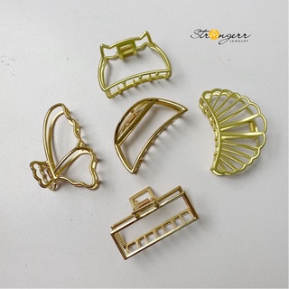 Kẹp tóc Hàn Quốc kim loại cao cấp phong cách Hàn Quốc, phụ kiện tóc hair clip siêu sang chảnh - Strangerr