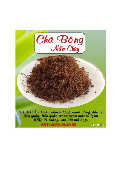 Ruốc chân nấm tiêu chuẩn Bảo Bảo (Chà bông nấm) gói 250g | BigBuy360 - bigbuy360.vn