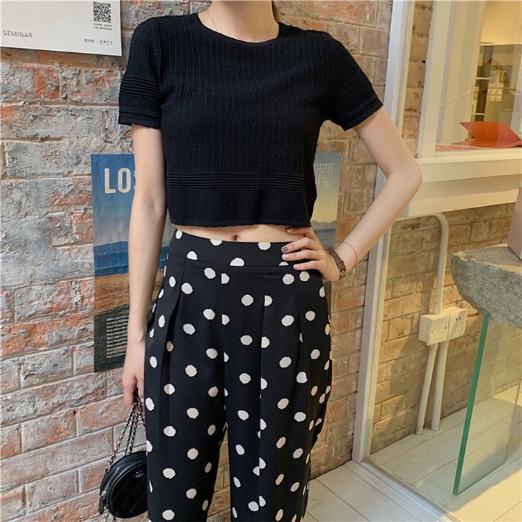 [SẴN] Áo croptop len nữ Ulzzang Quảng Châu ALC11 | BigBuy360 - bigbuy360.vn
