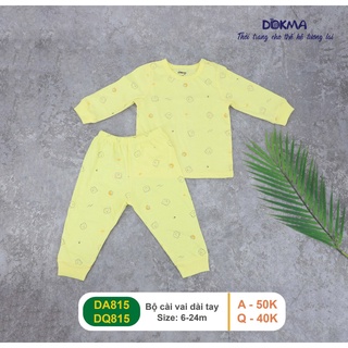 Bộ cài vai dài tay mỏng Dokma