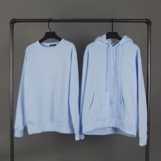 Áo sweater trơn chất nỉ trơn basic unisex