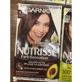 THUỐC NHUỘM TÓC GARNIER NUTRISSE CREME 100% PHỦ BẠC