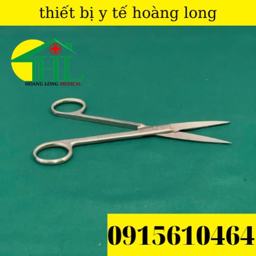 [Hàng Chính Hãng Parkistan] Kéo Y Tế Thẳng Nhọn 16cm- Kéo Cắt Chỉ
