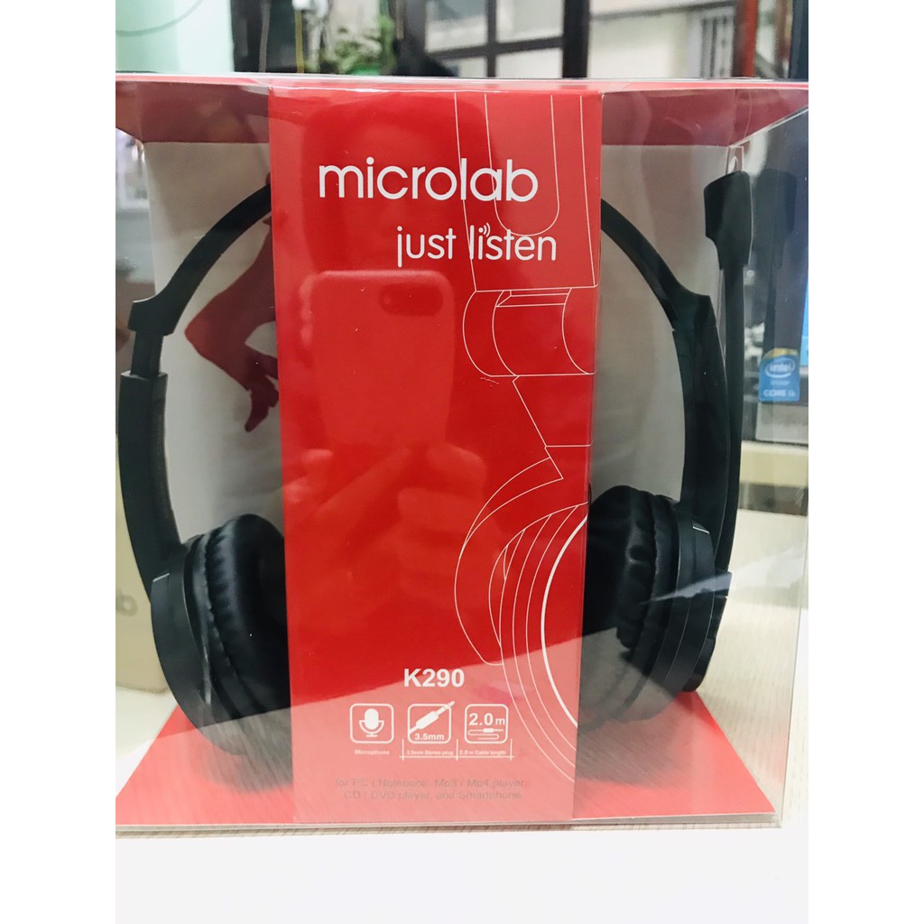 Tai Nghe Chụp Tai Microlab K290 - Hàng Chính Hãng bảo hành 12 tháng