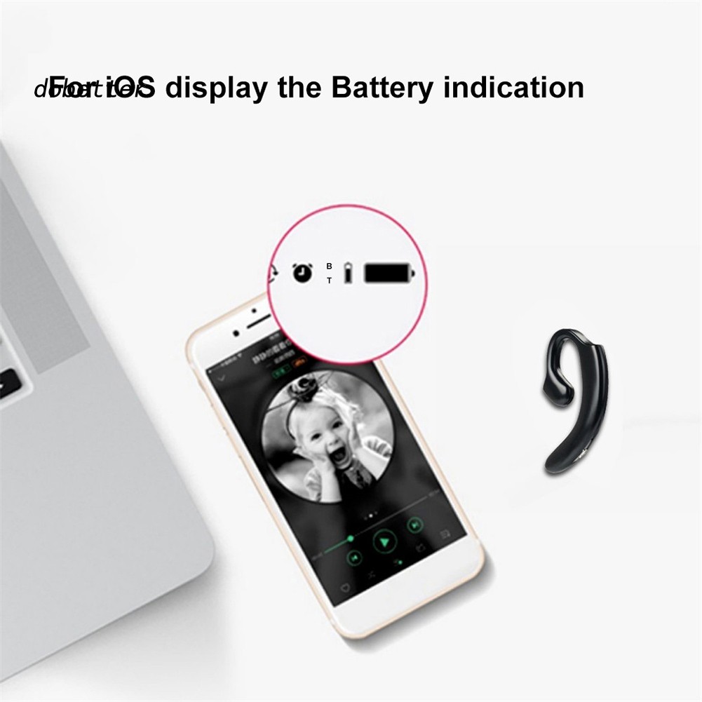 Tai Nghe Bluetooth Không Dây Đeo Vành Tai Kiểu Móc Vành Tai