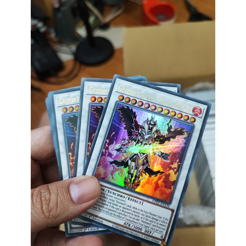 1 lá thẻ bài Geomathmech Final Sigma - GFP2-EN134 - Ultra Rare 1st Edition