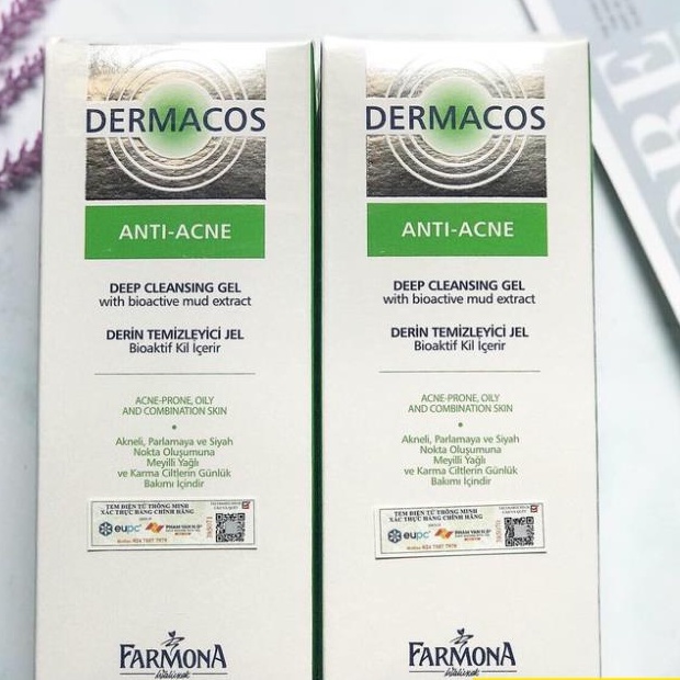DERMACOS Sữa Rửa Mặt Farmona Dermacos Anti Acne Deep Cleansing Gel 150ml Sạch Cho Da Dầu