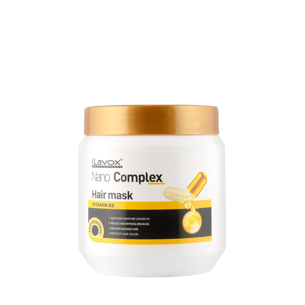 Mặt Nạ Dưỡng Tóc Lavox Nano Complex Vitamin B5 500ml