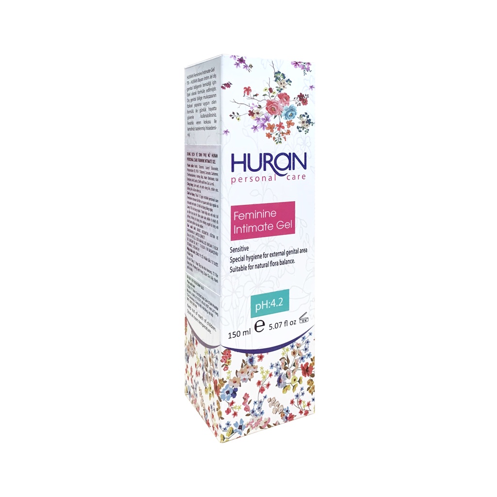(Có Che Tên) Chai Dung Dịch Vệ Sinh Phụ Nữ Dạng Gel HURAN