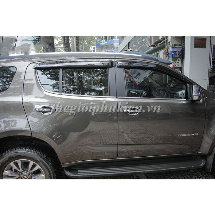 Bộ vè che mưa Chevrolet Trailblazer -chỉ mạ Crom(hàng cao cấp)