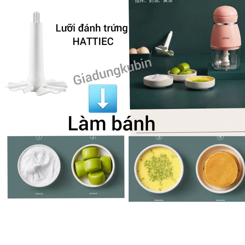 Lưỡi dao đánh trứng, làm bánh của (Máy xay ăn dặm Hattiecs)