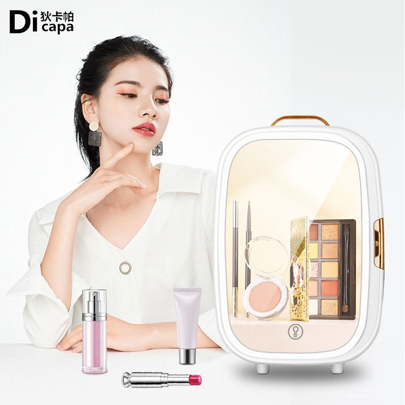 Tủ lạnh mini mặt gương đèn led 3 chế độ sáng Pitek 20L - Pico Zone