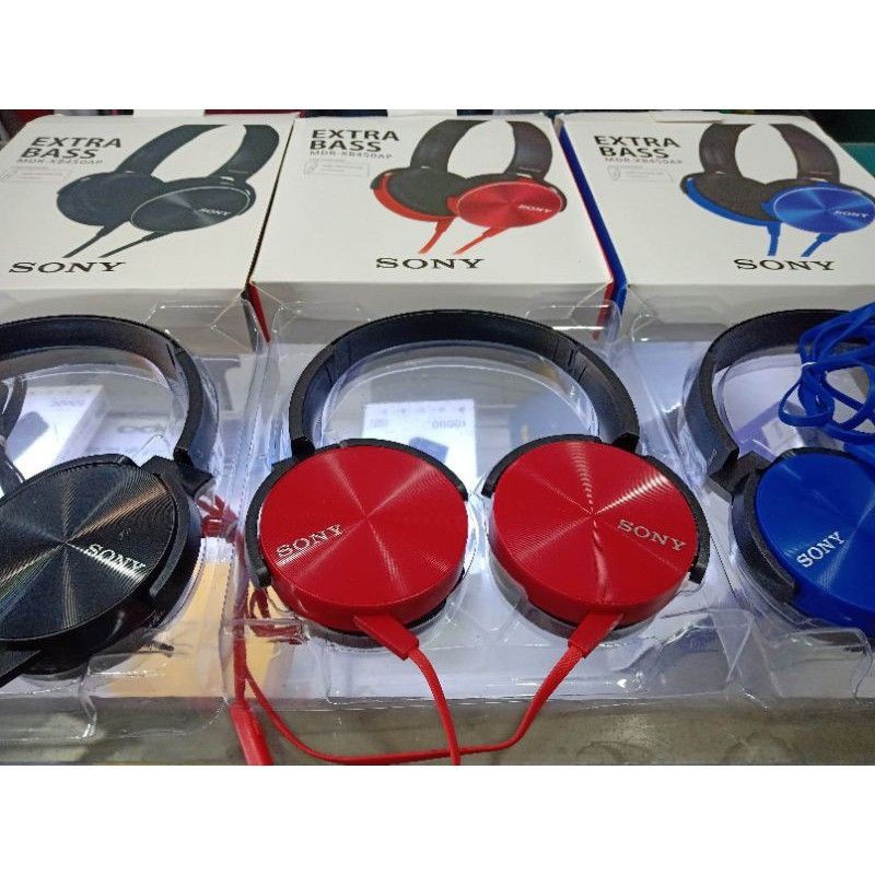 Tai nghe Sony Xb450 cao cấp, Tai nghe trùm đầu có mic dùng nghe nhạc học bài quá đẹp.