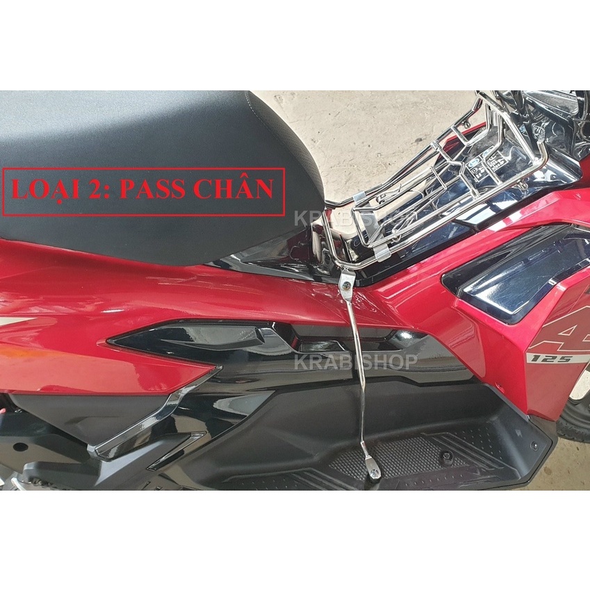 Baga AB 23 160/125 AirBlade 2022-2023 Inox Sơn Đen Titan Artistar