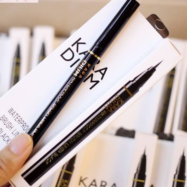 Kẻ mắt dạ không lem không trôi Karadium Waterproof Brush Liner Black | BigBuy360 - bigbuy360.vn