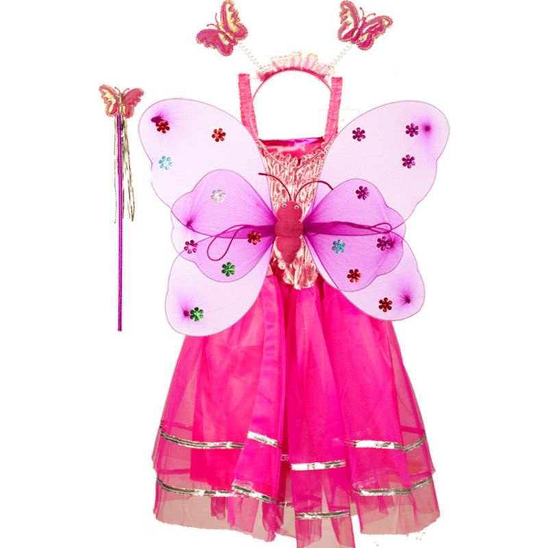 Set 4 Đầm Công Chúa Không Tay Xinh Xắn Cho Bé Gái