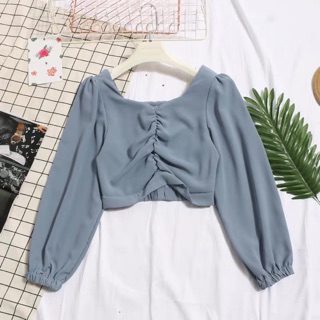 Áo tay bồng nhún ngực QCCC