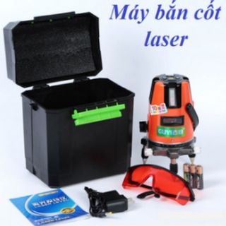 Combo Máy cân mực laser 5 tia  đỏ và chân máy