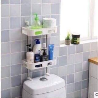 Kệ để đồ sau toilet 2 tầng tiện dụng
