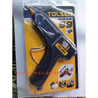 Súng bắn keo đèn cày Tolsen 79105 kèm 2 thanh keo sẵn