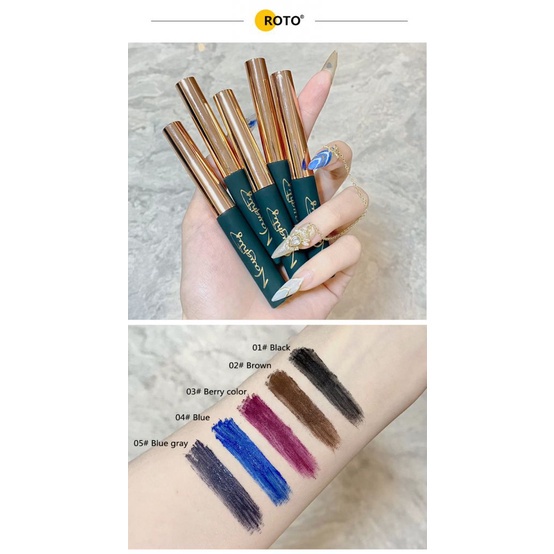 (Hàng Mới Về) Mascara Chuốt Mi Cong Dài Tự Nhiên Chống Thấm Nước Lâu Trôi Thời Trang 5 Màu Tùy Chọn | BigBuy360 - bigbuy360.vn