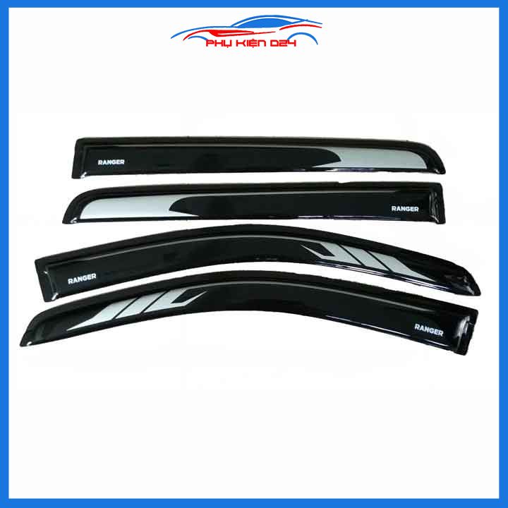 Vè mưa Ranger 2013-2014-2015 vè sơn gồ 2 màu che mưa bảo vệ xe