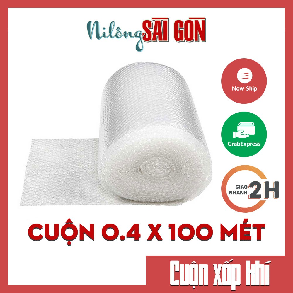 Màng Xốp Khí, Xốp Hơi, Bóng Khí Chống Sốc Bọc Hàng 40cmx100m