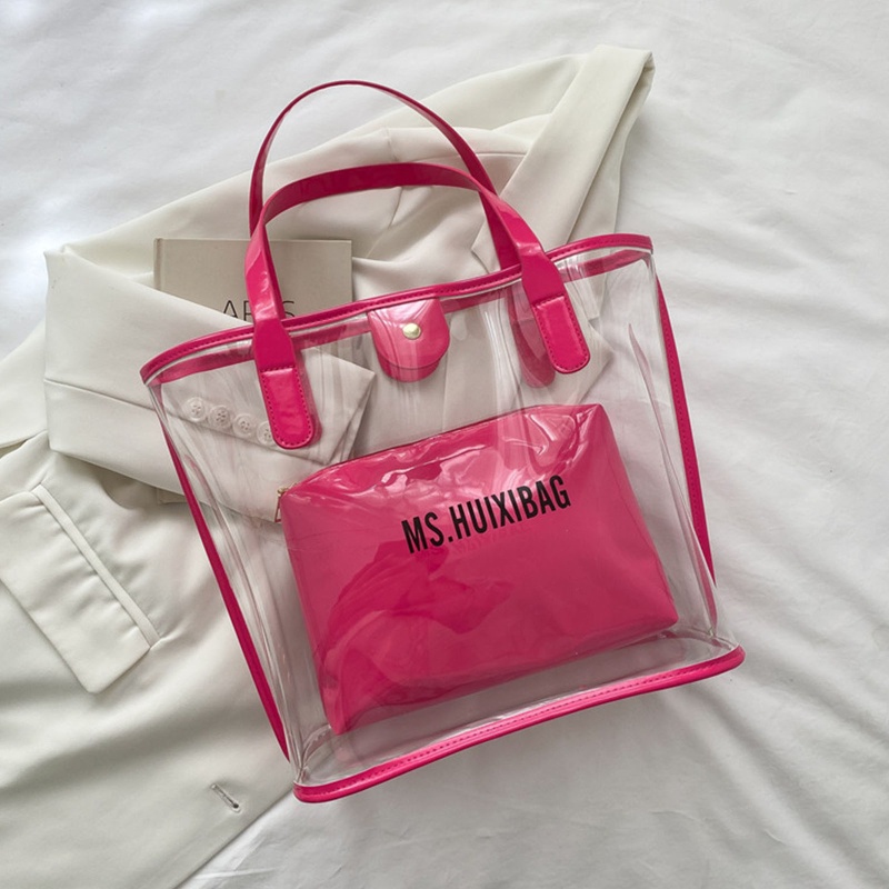 Youyo Túi Tote Đựng Kẹo Nách Thạch Có Khóa Kéo Chống Thấm Nước Hợp Thời Trang Cho Học Sinh / Tập Gym / Thể Thao