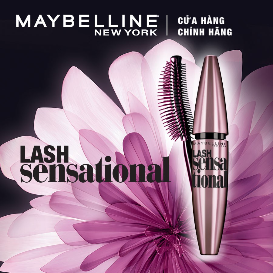 Mascara Dài Mi & Tơi Mi Tự Nhiên Maybelline New York Lash Sensational Waterproof Chuốt Mi Không Lem Không Trôi 10ml | BigBuy360 - bigbuy360.vn