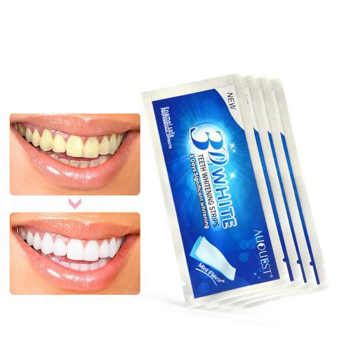 Miếng dán trắng răng tiện lợi 3D 5D White Teeth Whitening Strips