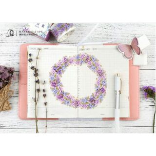 Washitape cẩm tú cầu